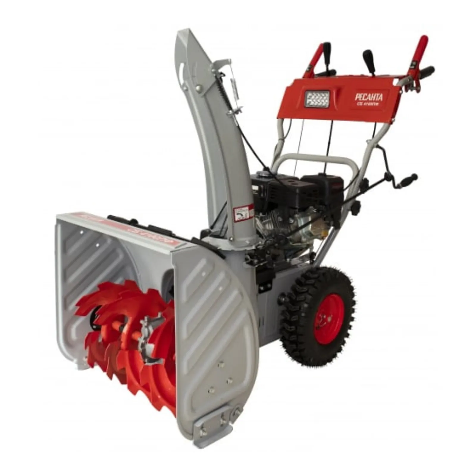 Снегоуборщик &quotРесанта&quot СБ 4100ПФ бензиновый 7 л.с захват 56/54 см скорости 6/2 с