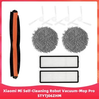 for xiaomi mijia self cleaning robot vacuum mop pro stytj06zhm replacement spare parts main side brush hepa filter mop rag