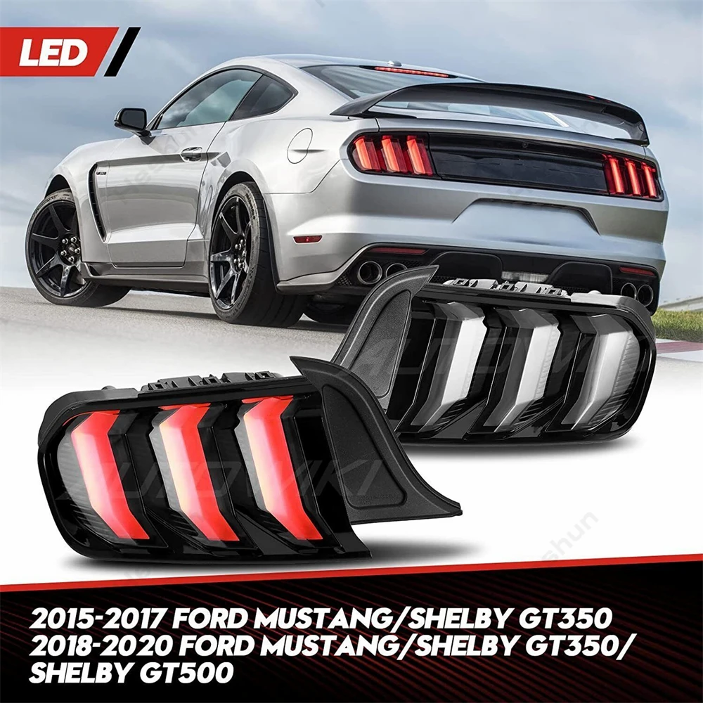 Задние фары в сборе для Ford Mustang GT Shelby GT500 2015-2021