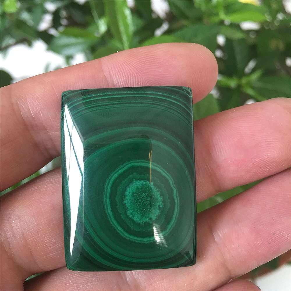 

Natural Polishing Green Malachite Raw Quartz Crystal Stones Specimen Palm Healing Energy Gem Mineral Rectangle Sample Home Decor