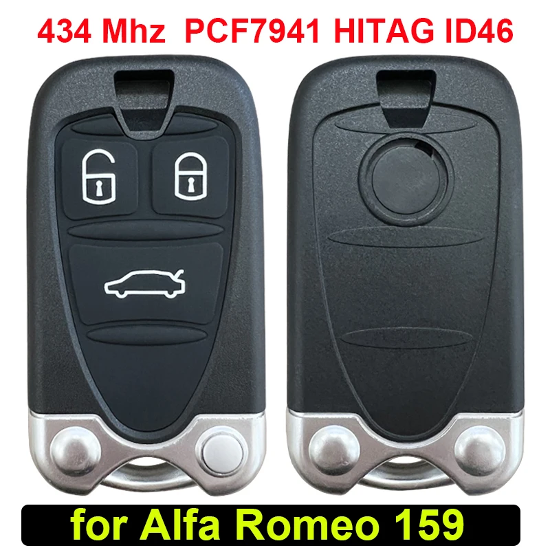 

CN092005 Aftermarket Smart Key Remote for Alfa Romeo 159 Brera Spider 71740257 434MHz PCF7941 HITAG ID46 Promixity Smart Card