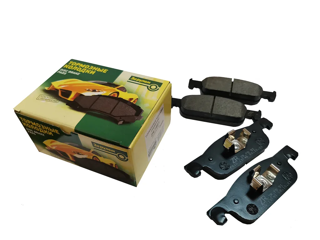 Колодки тормозные передние к-т 4 шт. &quotЗа рулем&quotдля LADA X-Ray 15-/RENAULT Clio/Logan/Stepway -