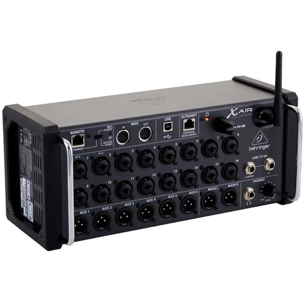 

ORIGINAL NEW BehringeR X Air XR18 18-channel Tablet-Controlled Digital Mixer Available