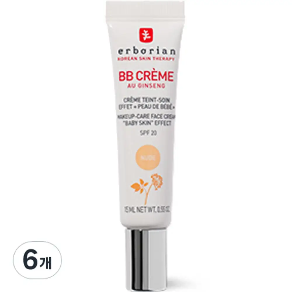 ВВ-крем Erborian SPF20 телесный 15 мл 6 шт.