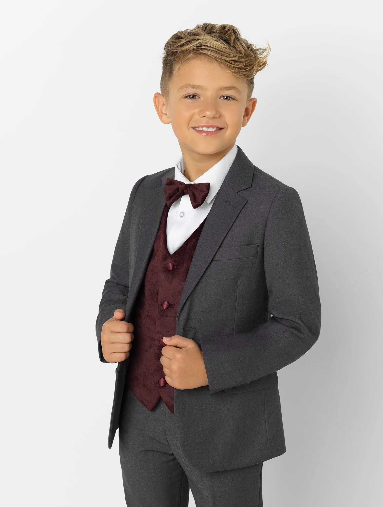 Boys Formal Dinner Tuxedo Little Boys Groomsmen Kids Wedding Party Prom Suit Suits