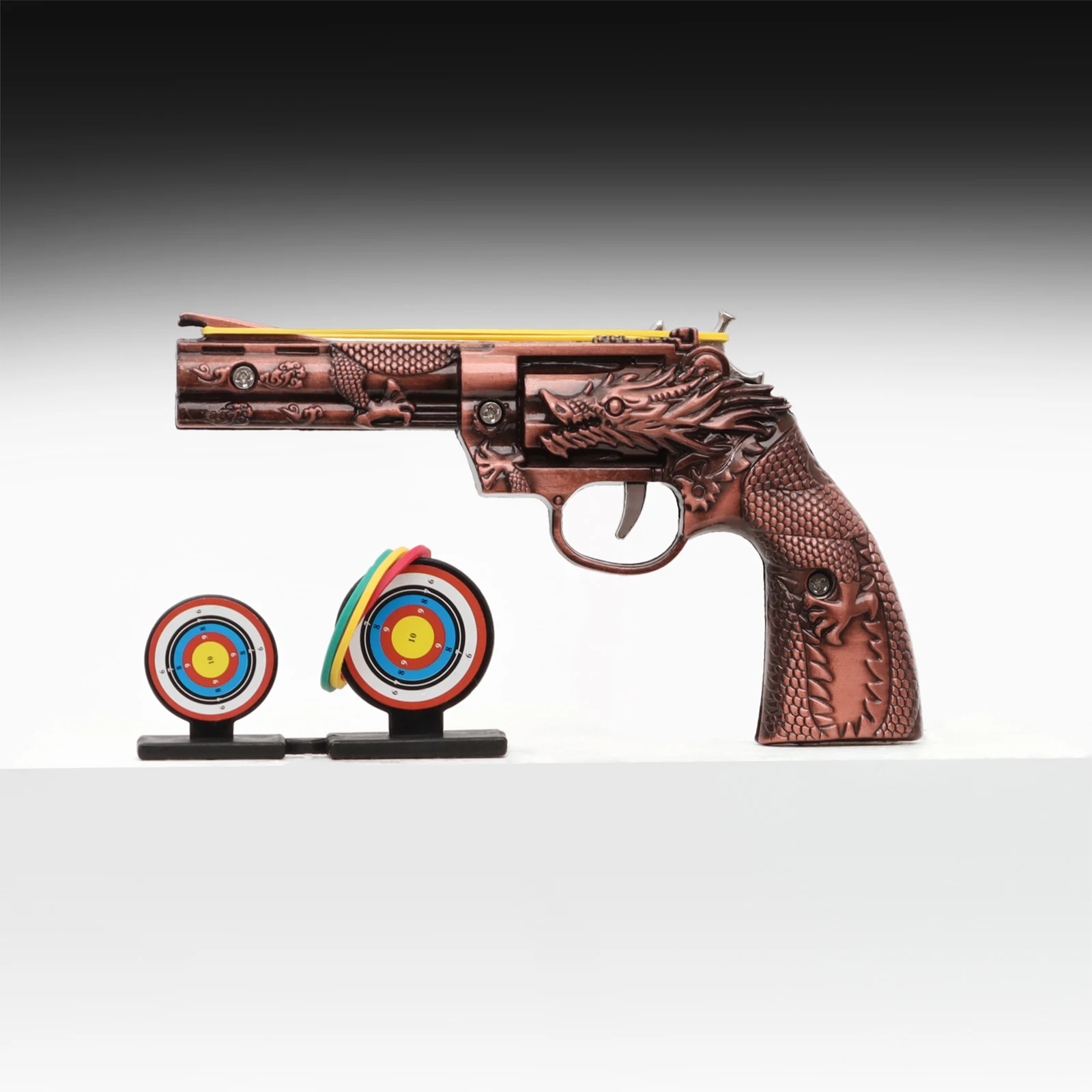 Сувенирное оружие 'Револьвер' резинкострел 15см (комплект из 5 шт)