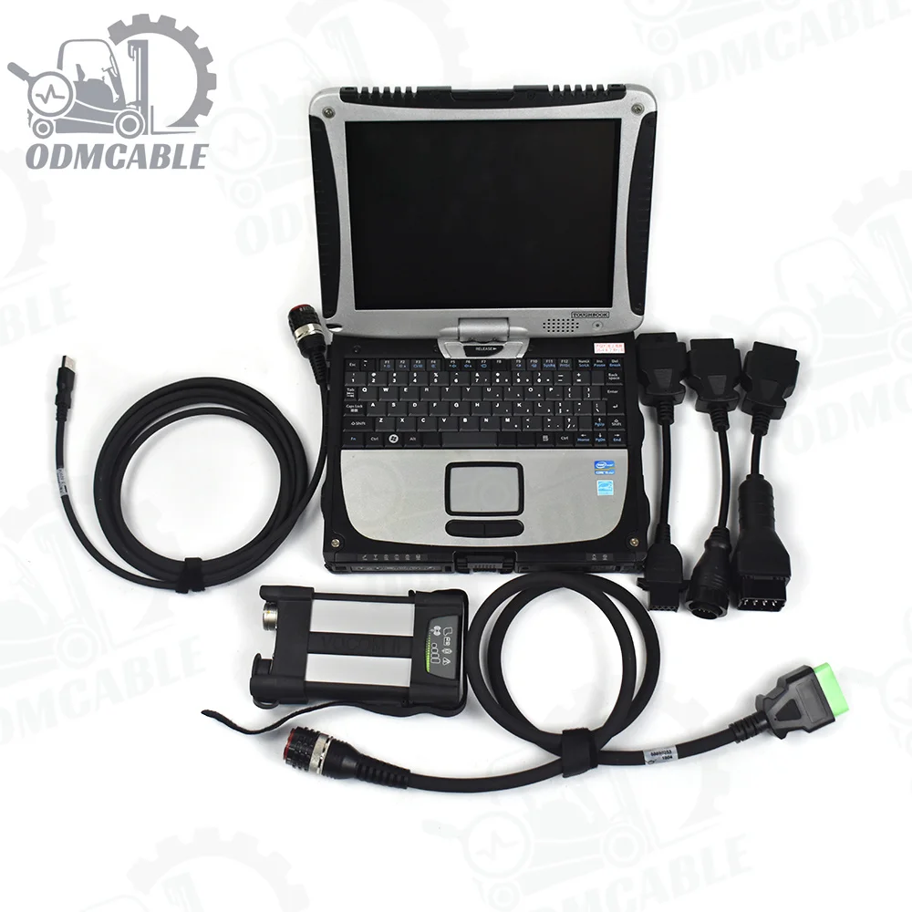 

PTT V2.8.150 for volvo Vocom2 VOCOM 2 88894000 VOCOM II Heavy Duty Truck Diagnostic Tool with CF19 laptop