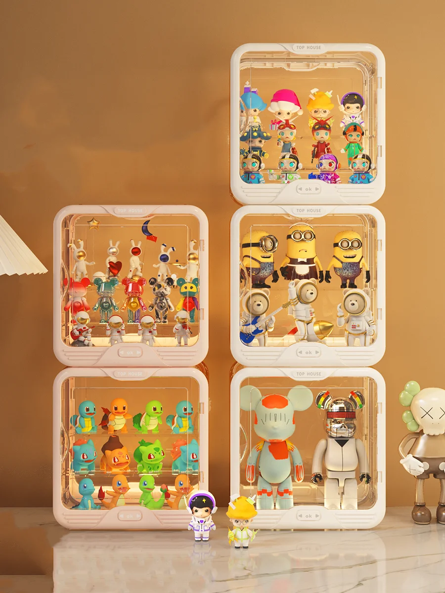 

Blind Box House Display Box Anime Q Version Figure Model Toy Doll Collection Display Scene Storage Rack Organizer Case