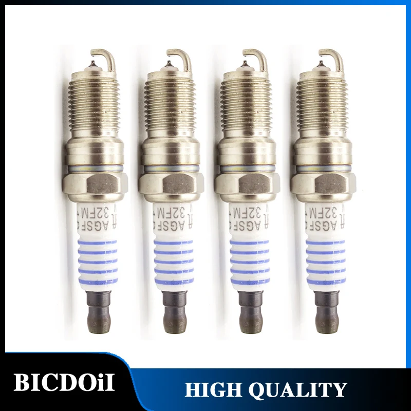 

BICDOII SP-432 AGSF32FM 4/6Pcs Platinum Spark Plug For Mazda Tribute 3 5 B2300 Ford Taurus Ranger Explorer Mercury Cougar Sable