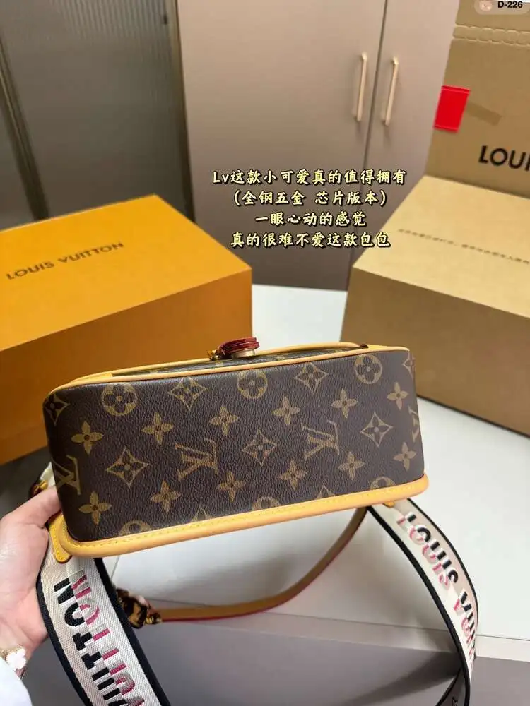 Новая Модная Сумка Через Плечо От Компании Louis Vuitton С ТэксТюрой-старшей Женская |