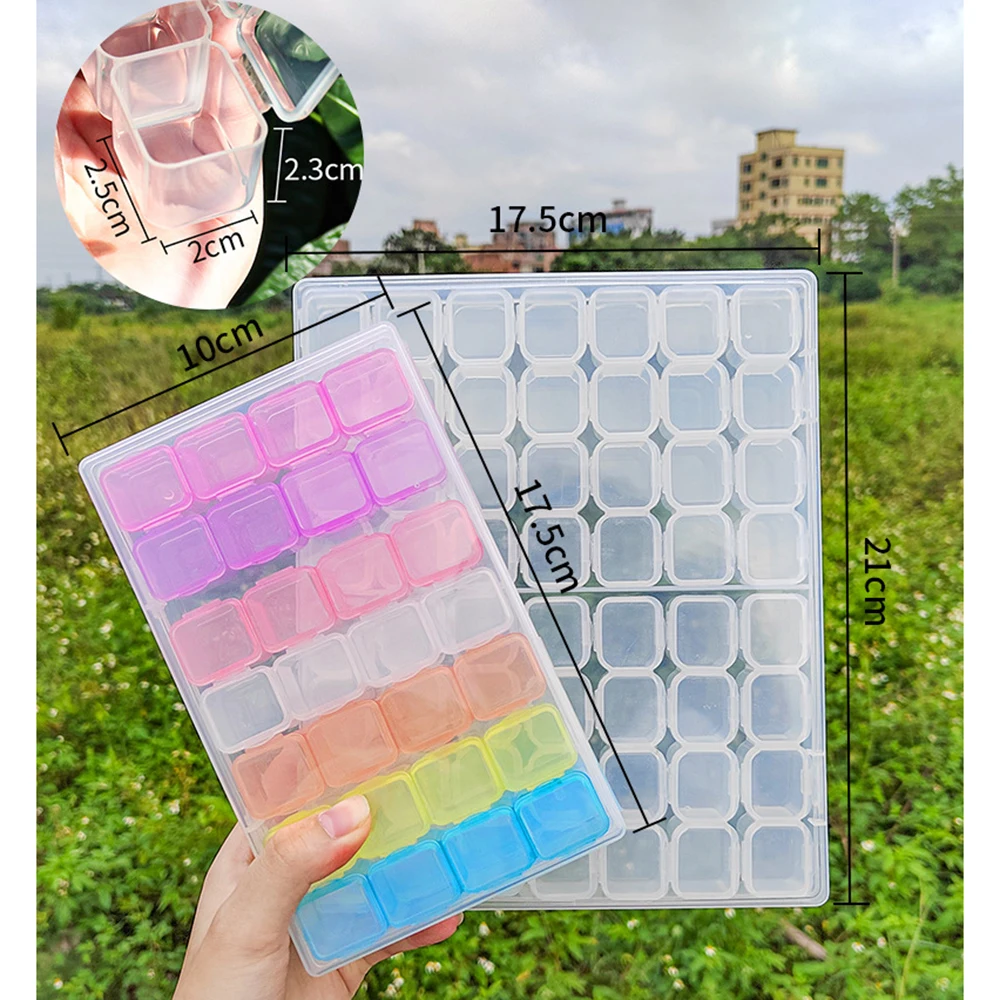 Новые аксессуары для алмазной живописи большая коробка рукоделия алмазная