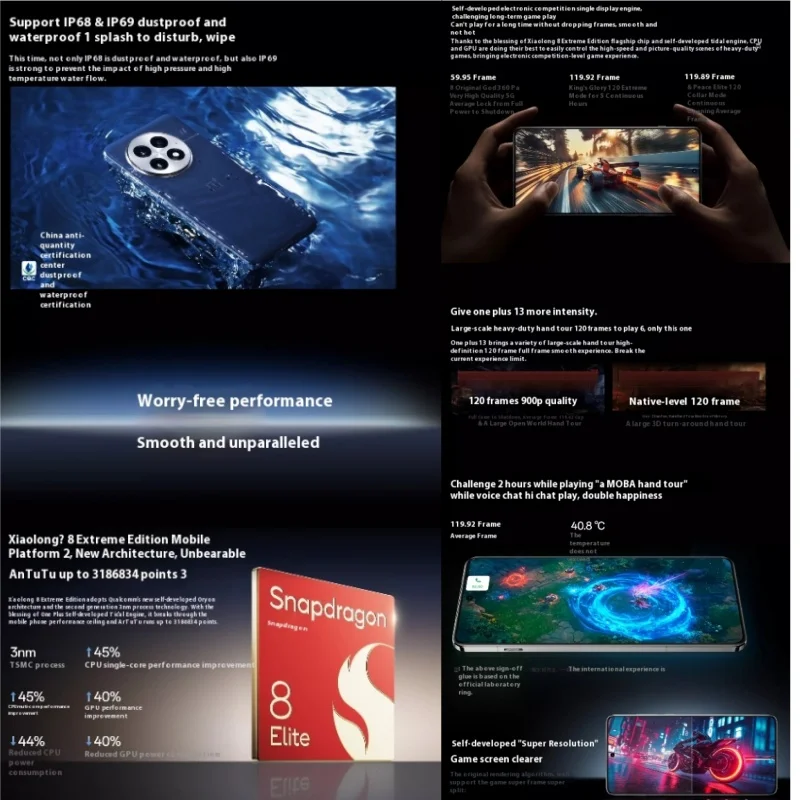  Смартфон OnePlus 13, 12/256ГБ, 16/512ГБ, 24ГБ/1ТБ, china