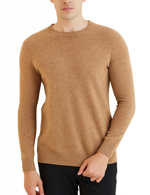 Meeste 100% meriinovillast o-kaelusega kampsun, suurused S-XXL 2