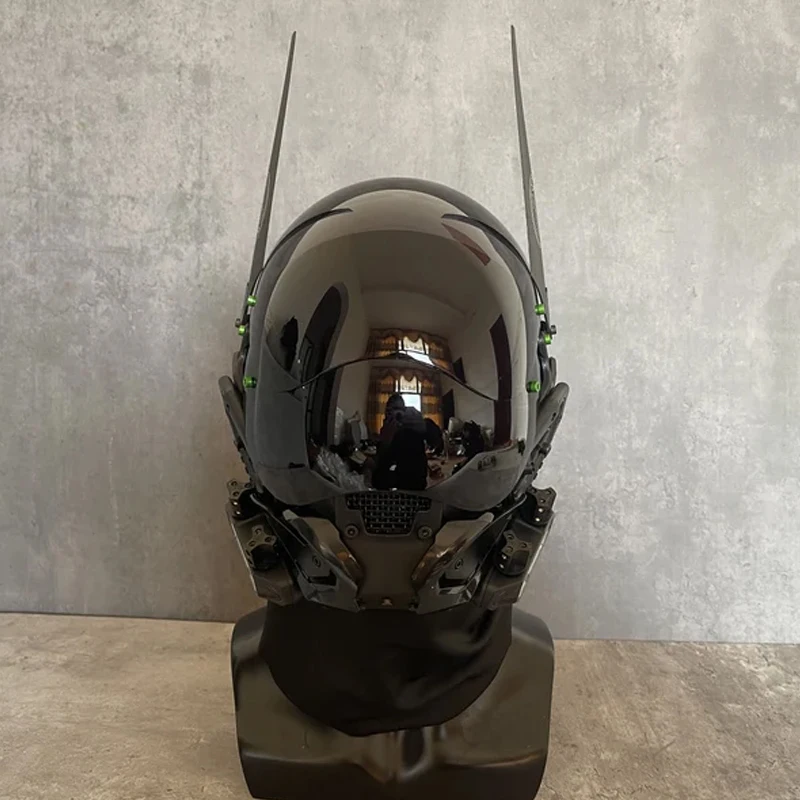 Маска CyberPunk cosplayadvancedproject Ninja светодиодная подсветильник ка для детской комнаты с