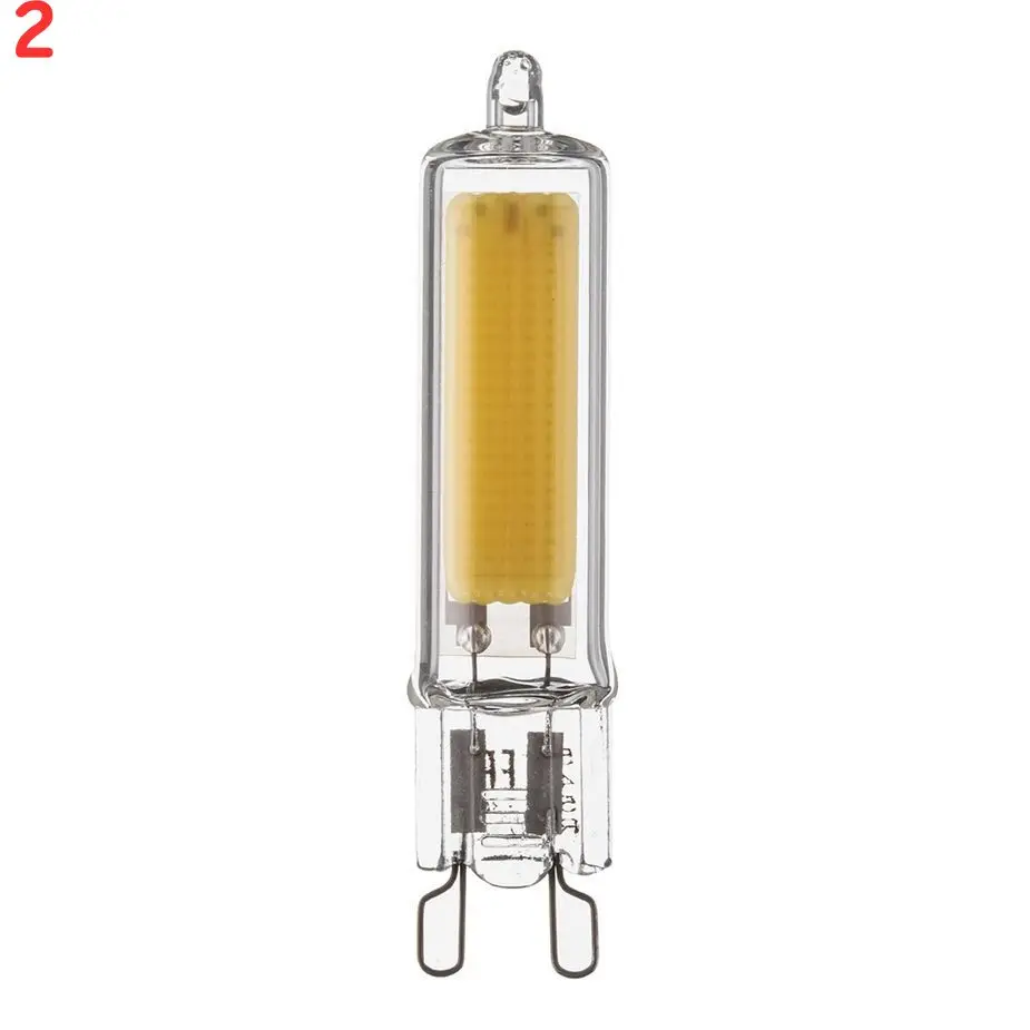 Лампа светодиодная G9 5 Вт 4000К естественный свет 220 В капсула заостренная (2 шт.)