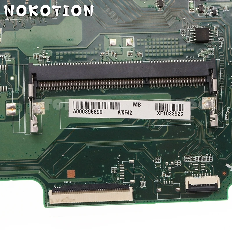 NOKOTION A000395890 DABLQGMB6C0 ГЛАВНАЯ ПЛАТА ДЛЯ TOSHIBA Satellite C55 C55-C Материнская плата ноутбука N2830