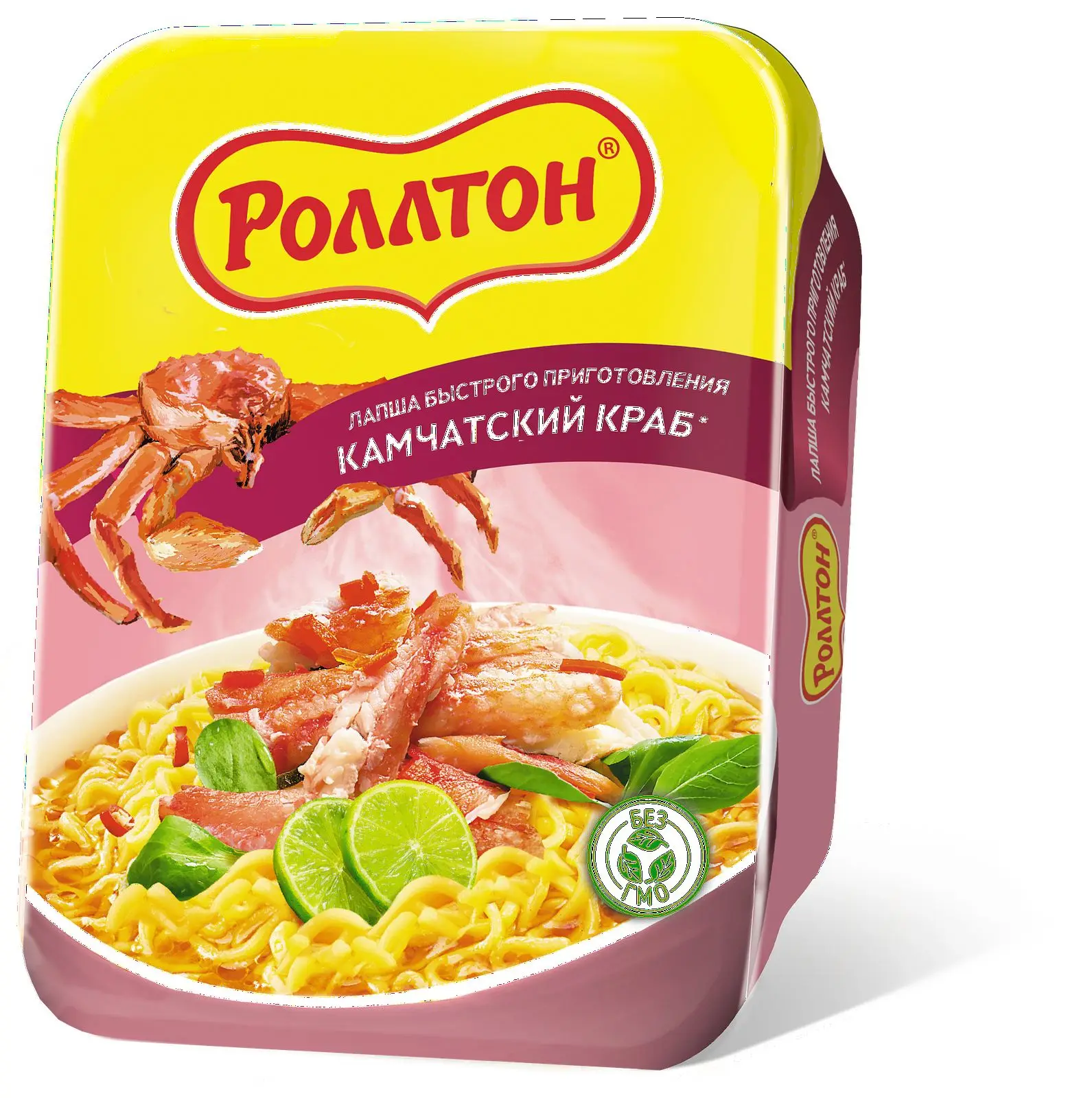 Упаковка 24 пачки Лапша Роллтон