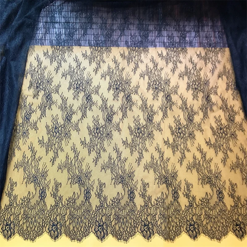 Кружевная отделка Шантильи свадебная вуаль декоративная ткань края для ресниц