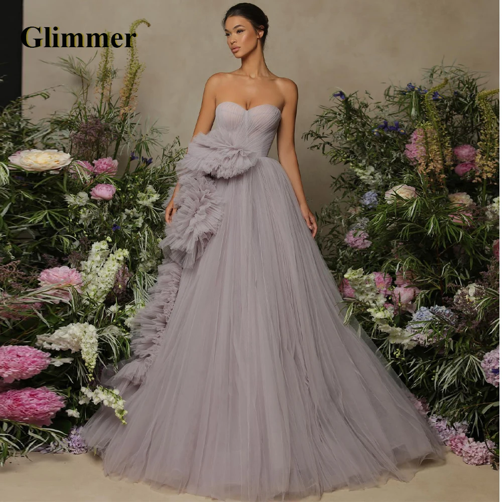 

Glimmer Elegant Sweetheart Evening Dresses 2023 Formal Prom Gowns Made To Order Celebrity Vestidos Fiesta Gala Robes De Soiree