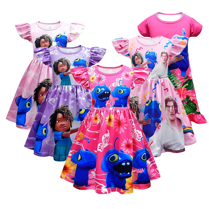 

Платье для маленьких девочек с изображением морского зверя, летнее Повседневное платье для детей ясельного возраста, ночные платья для дев...