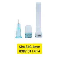 100pcsbox manufacturers direct sales safety hypodermic meso needle 32g 4mm 34 g 2 0 mm mesotherapy needle cartridge