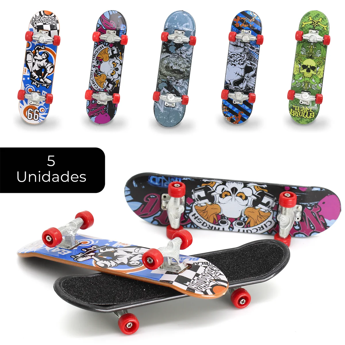 Fingerboard Skate Dedo Profissional Rodinhas E Rolamento