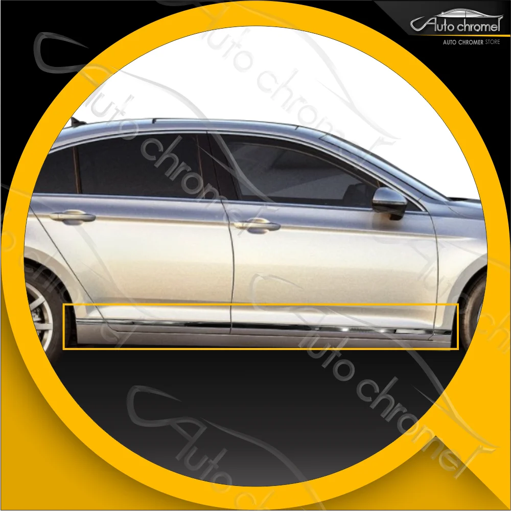 Хромированные автомобильные аксессуары для VW Passat B8 накладки на боковые двери