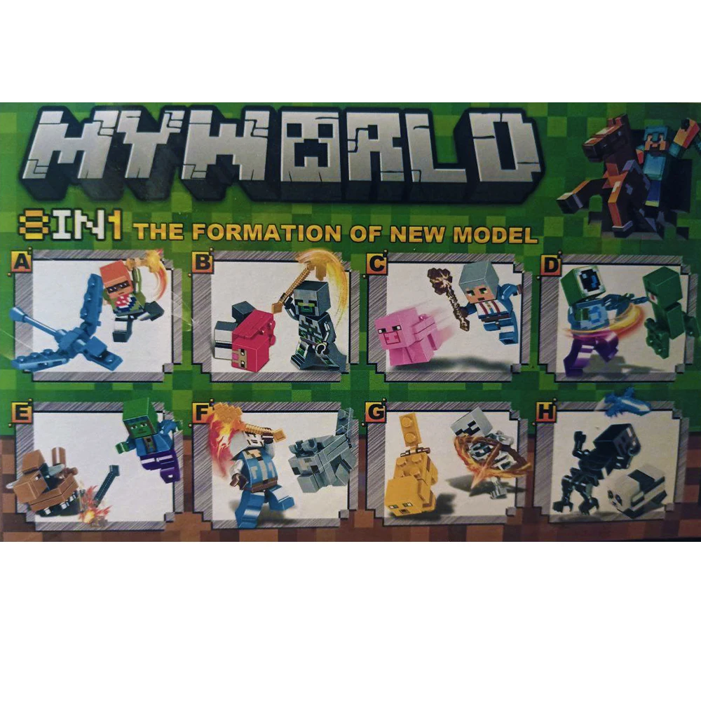 Конструктор мини фигурки MINECRAFT MY WORLD человечки LB305 LB303 LB304 | Игрушки и хобби