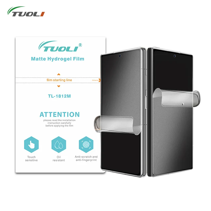 

TuoLi Hydrogel Matte Film Screen Protector Auto-repair 180*120mm Frosted Feel for Mobile Protector Cutting Machines