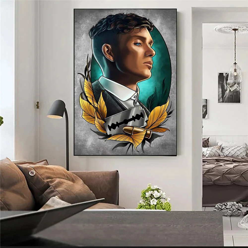 Классические Постеры для телевизора в гангстерском стиле изящные