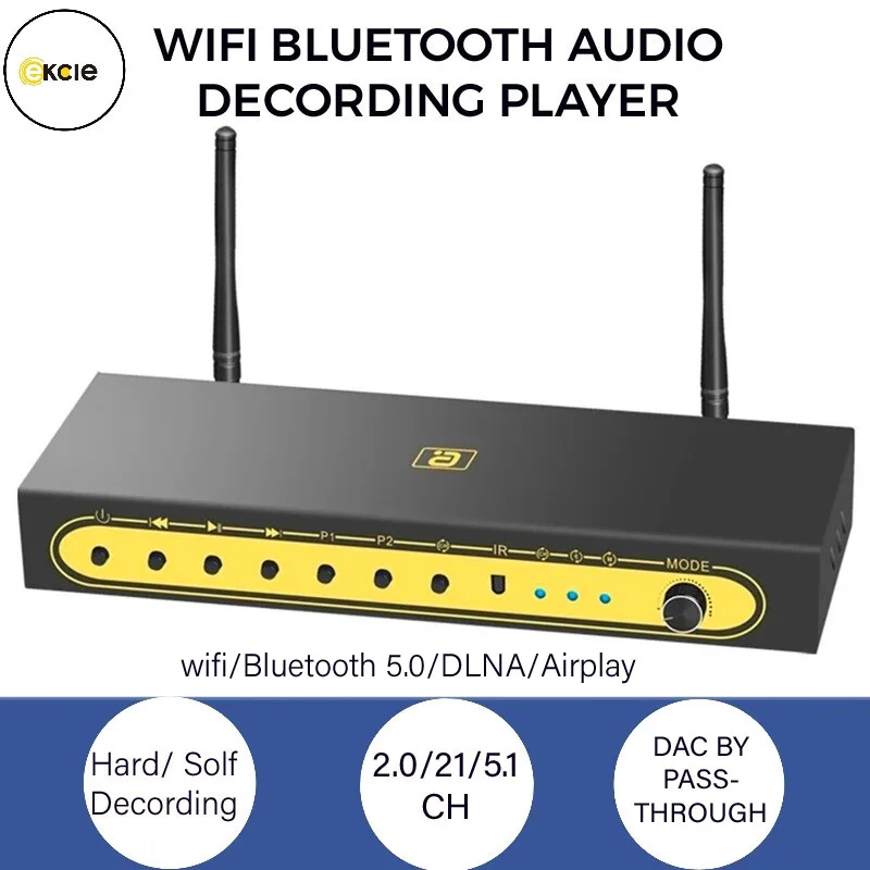 

Dac Audio Hifi Bluetooth5.0 Receiver for Amplifier&Speaker Spotify USB Wireless Adapter Decoder AC3 DTS For Home Audio&Vid