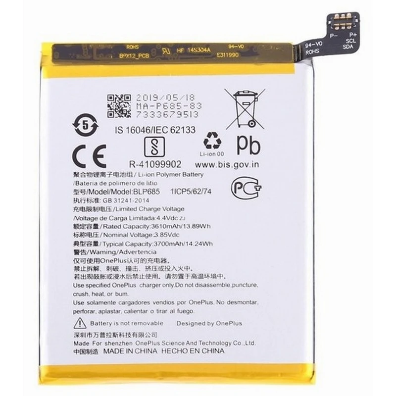 Купить Оригинальный Аккумулятор Для Oneplus 7 Pro