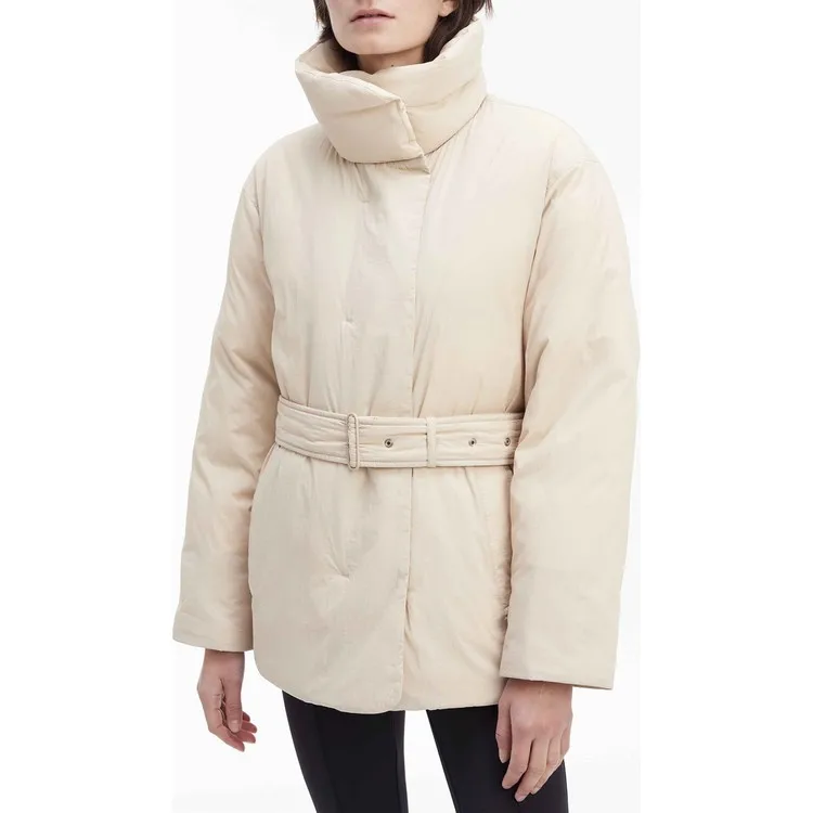 Calvin Klein Серое женское пальто