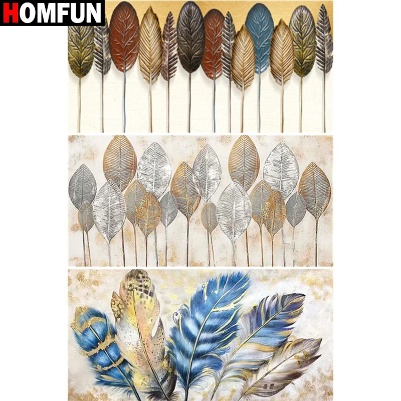 

Алмазный Узор HOMFUN 5D, страз, рукоделие, алмазная вышивка «сделай сам», вышивка крестиком «перо», алмазная вышивка