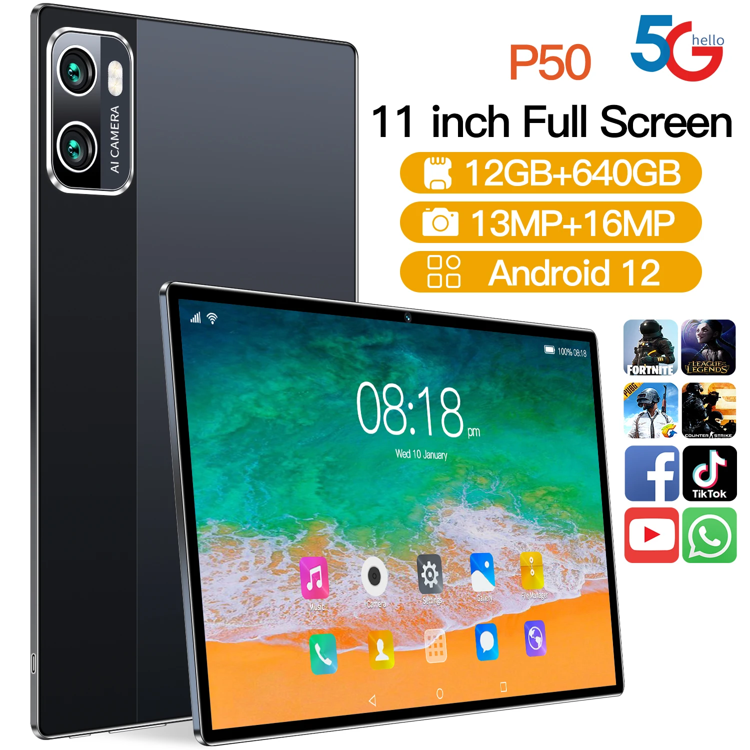 Купить Планшет 10 12 Дюймов