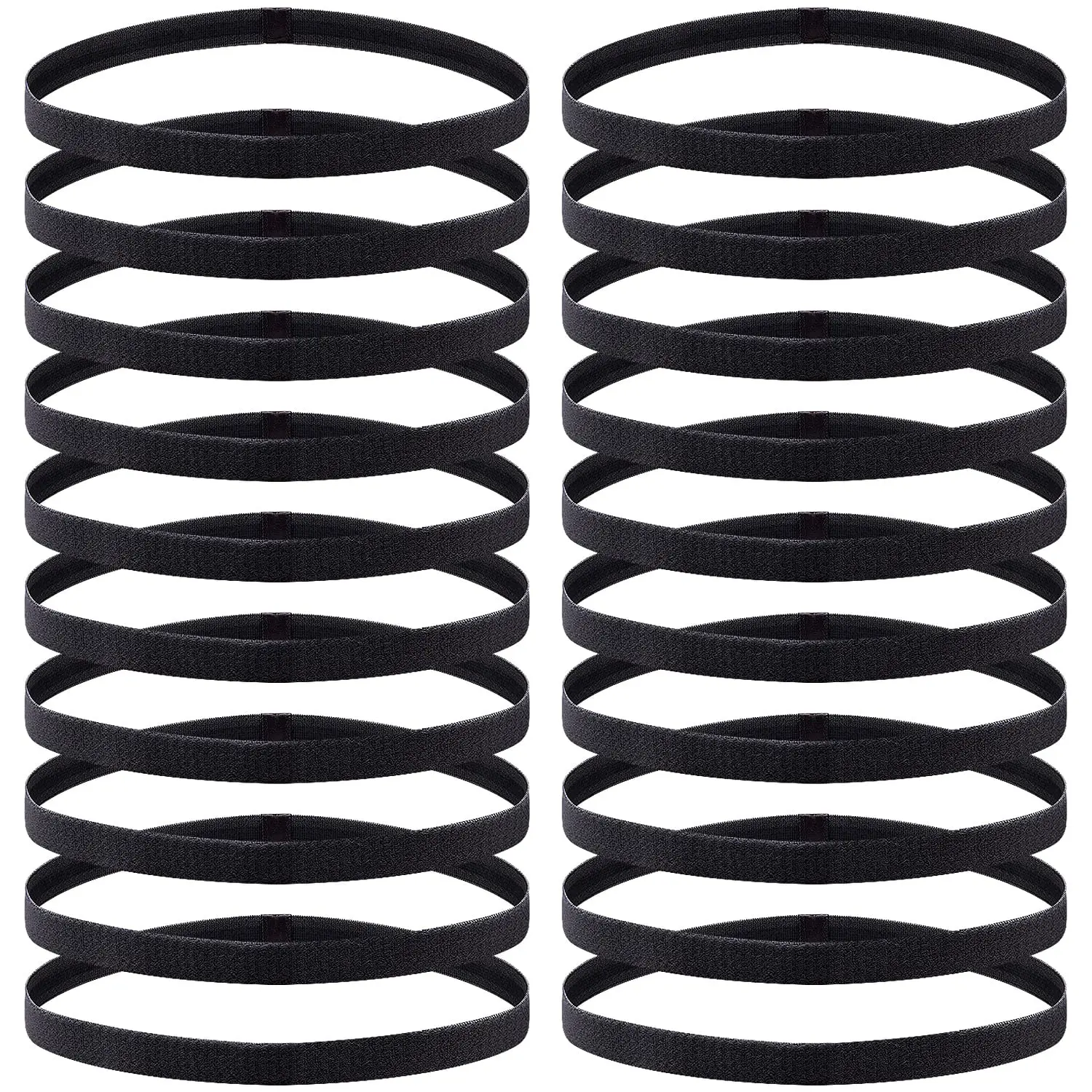 

Нескользящая эластичная спортивная повязка на голову, цветная тренировочная повязка, спортивные повязки на голову с краской для женщин, мужчин и девочек