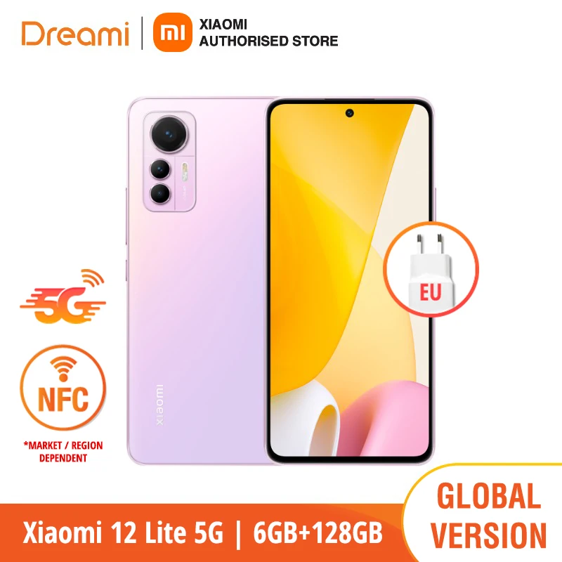 Najtaniej Wersja Globalna Xiaomi 12 Lite 5G | Snapdragon 778G 5G | Studyjna Kamera Potrójna 108MP | Wyświetlacz AMOLED 20Hz