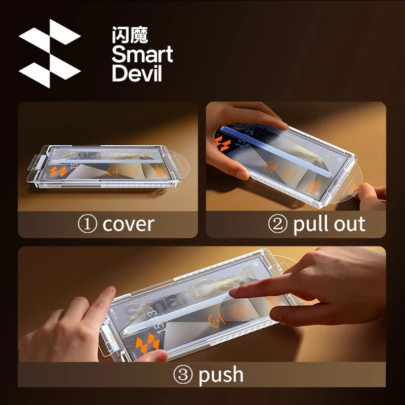 Пылезащитная пленка SmartDevil для Samsung S24 ультраполное покрытие закаленное стекло