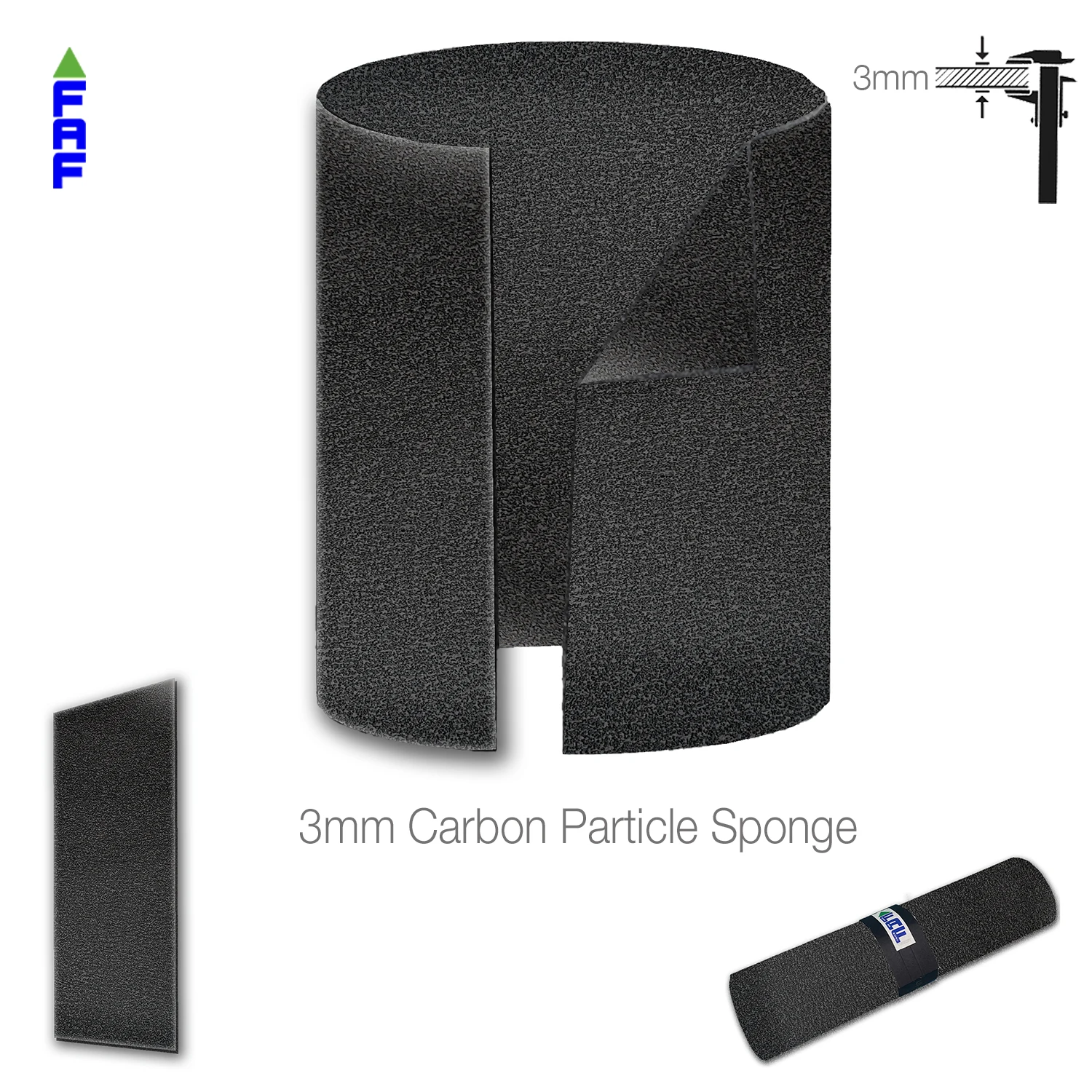 

2/Pcs Compatible With Xiaomi Mi Air Purifying Filter 3MM, Odor And Dust Protective Activated Carbon Sponge Wrap Filter