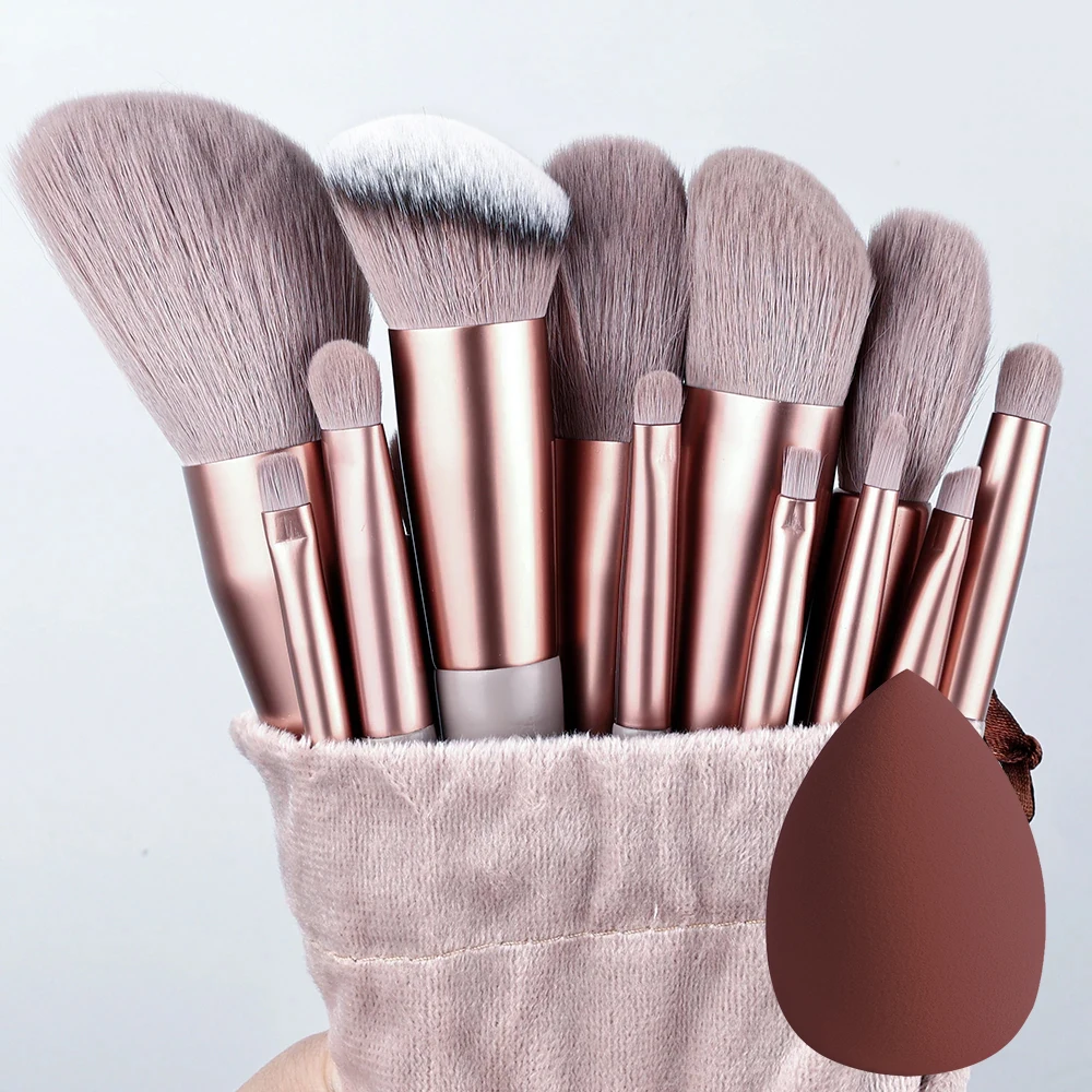 13-18Pcs Makeup Brush Set Professional Super soft detail bru