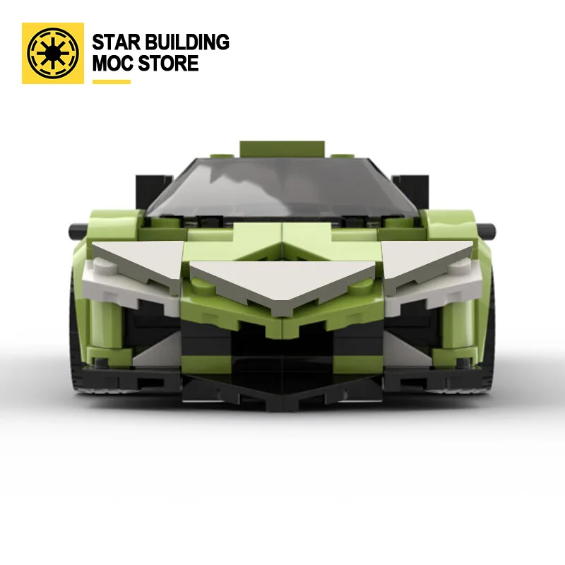 

MOC Creative Expert Technical car 70986 car model 70986 Lamborghini Sian racing car model building blocks toy