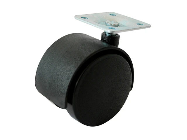 Опора колёсная d50 мм на площадке без фиксатора пластмасса STARFIX (SMF-10193) |