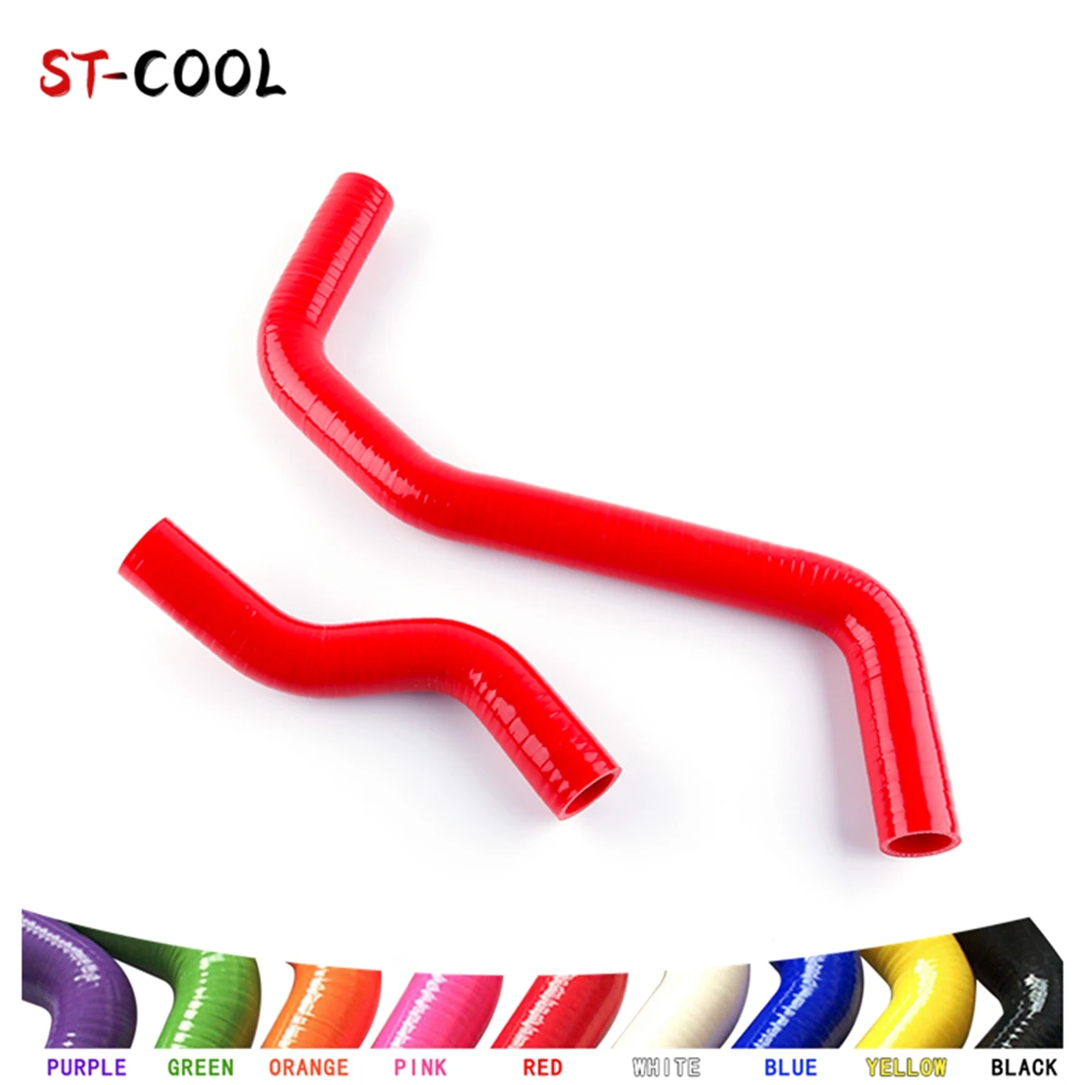 

For Toyota Celica ST / SR 1.8 6thGen AT200 1993-1999 1994 1995 1996 1997 1998 Silicone Tube Radiator Hoses Kit 10 Colors