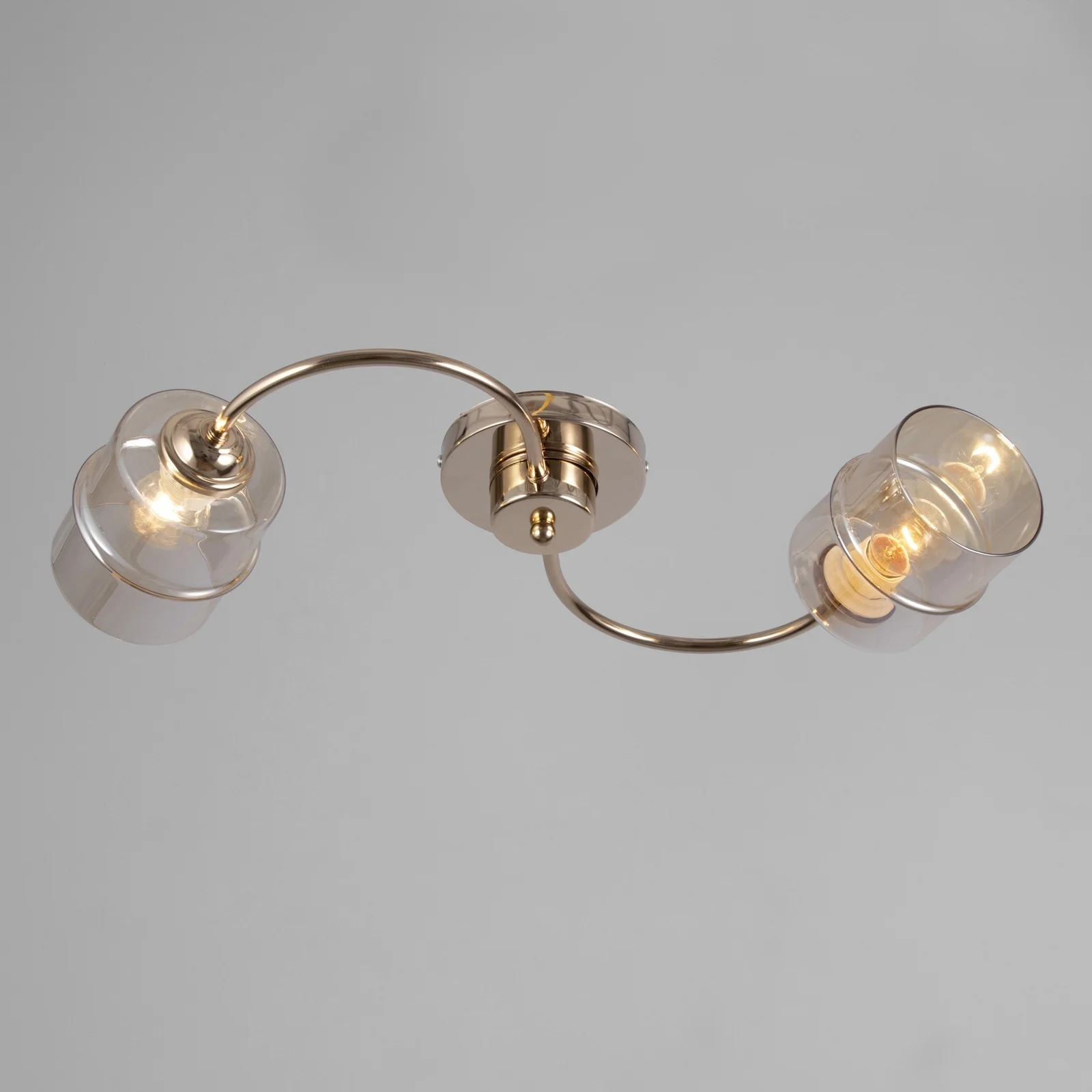 Люстра Фокс 2хЕ27 40Вт золото 46х20х27 см