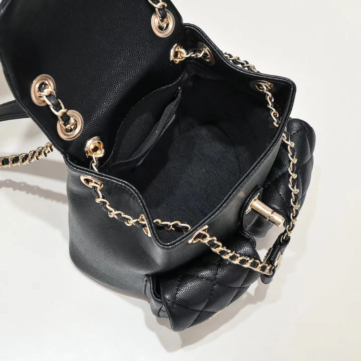 точная копия 1:1 175 10 * 165 CM In Style Of Chanel Женская С Одним Плечом Рюкзак Модная Кожаная