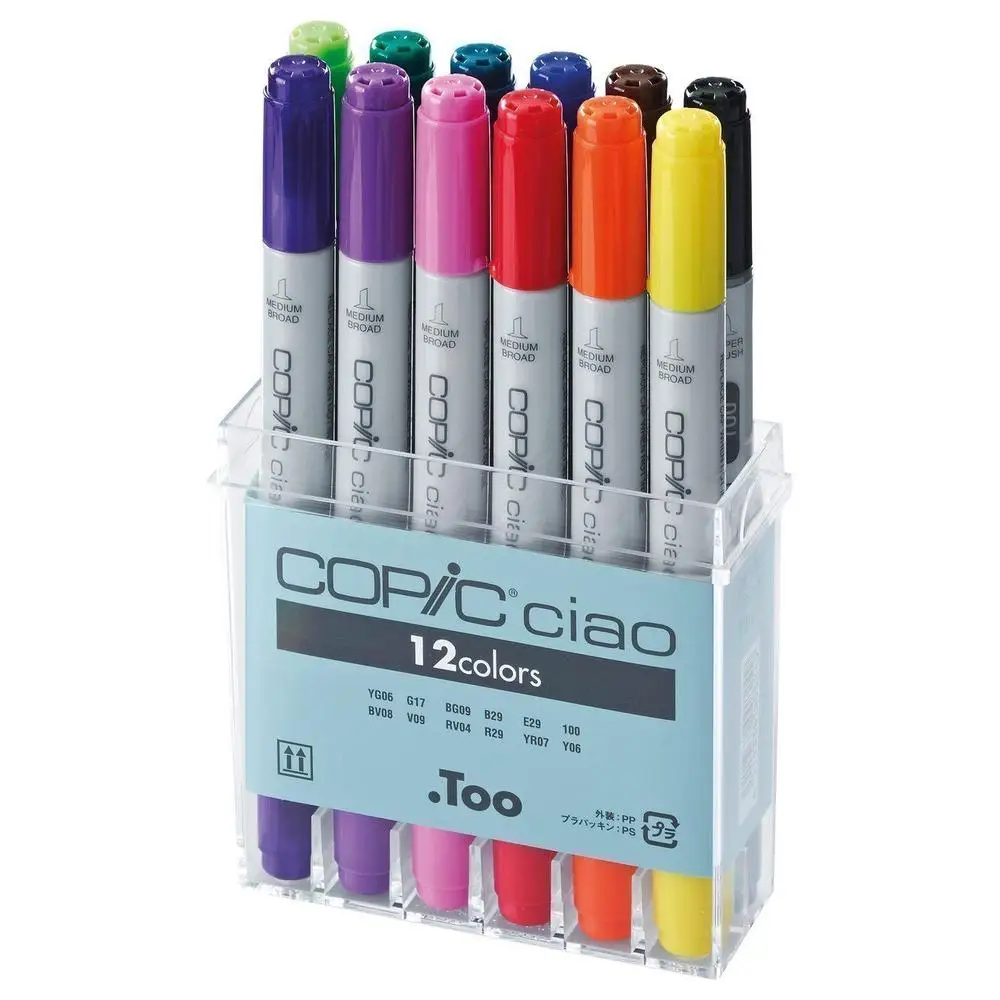 Copic Набор маркеров на спиртовой основе 12 цветов 22075312