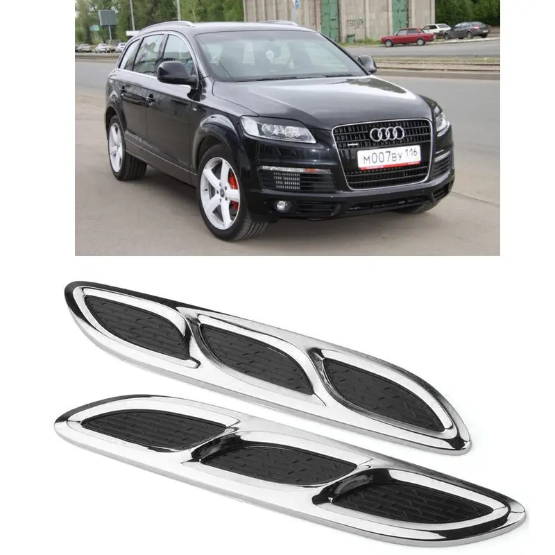 

Decorate shark cheeks Simulated air outlet Fuel cap Stickers For audi Q7 4L 4M