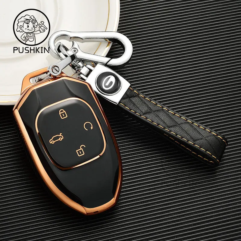 

Чехол для автомобильного пульта дистанционного управления из ТПУ для Trumpchi GAC 2021 Empow J11 J12 J13 J14 J15 J16 GS8, защитные аксессуары для корпуса