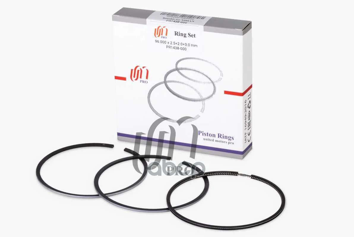 Кольца Поршневые Std Nissan Zd30t D96.0 2.5-2.0-3.0 (12033-2W211) На 1 Цил. Um United Motors арт. PR1438-000 |