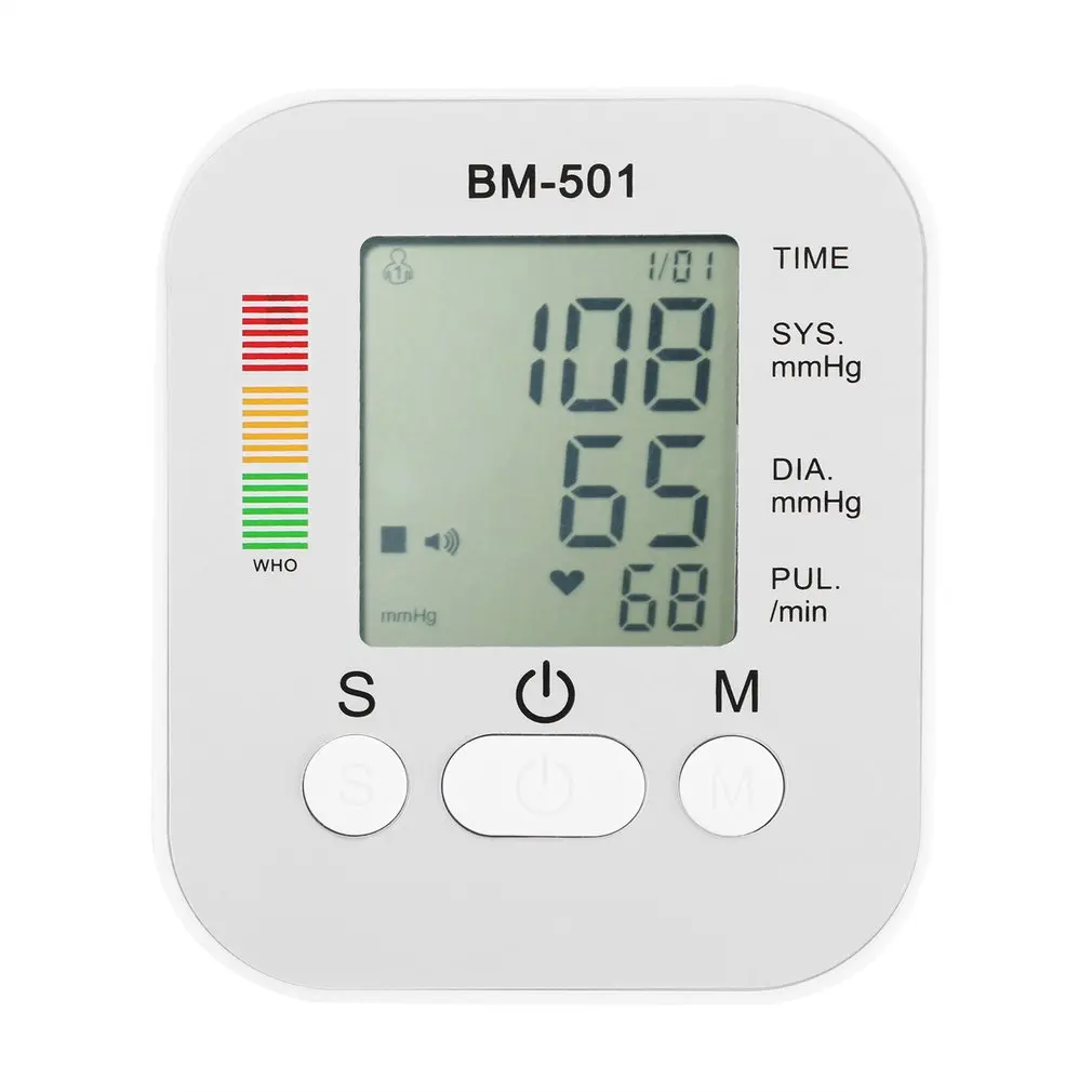 

Hematomanometer Mini Sphygmomanometer Digital Wrist Monitors Pulse Heart Beat Rate Meter Device Medical Equipment